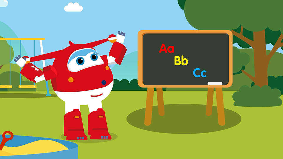 超級(jí)飛俠 英語(yǔ)大寫和小寫課件動(dòng)畫