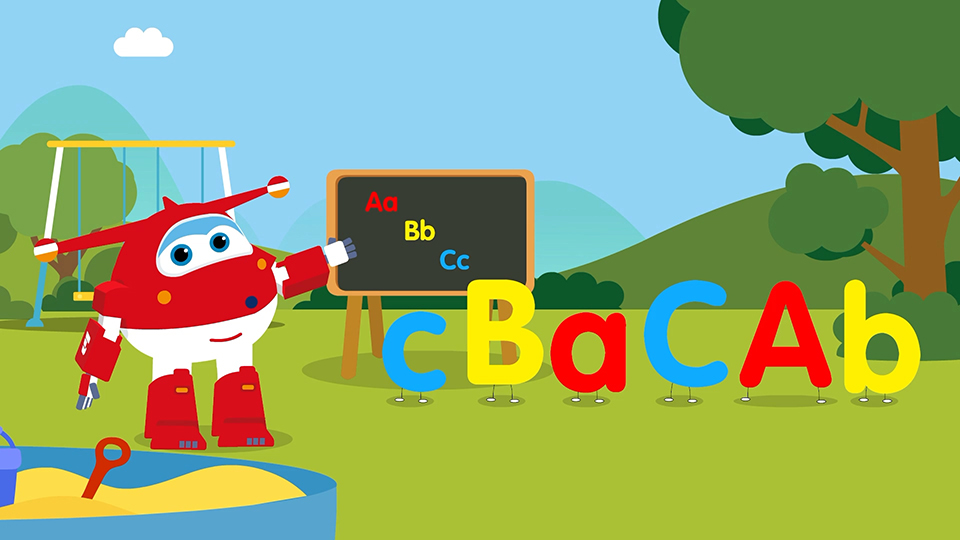 超級(jí)飛俠 英語(yǔ)大寫和小寫課件動(dòng)畫