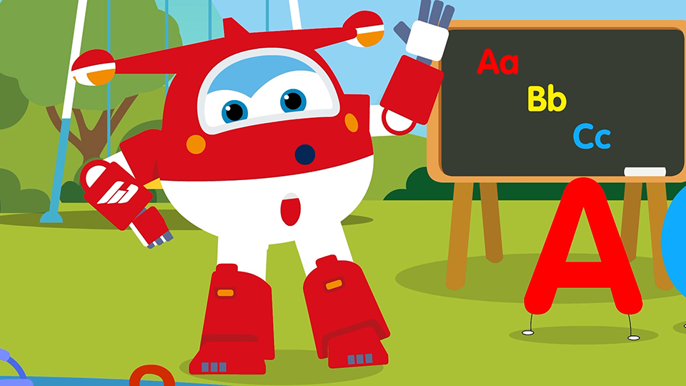 超級(jí)飛俠 英語(yǔ)大寫和小寫課件動(dòng)畫