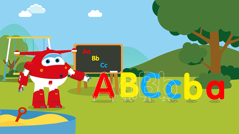 超級(jí)飛俠 英語(yǔ)大寫和小寫課件動(dòng)畫