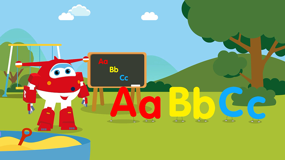 超級(jí)飛俠 英語(yǔ)大寫和小寫課件動(dòng)畫