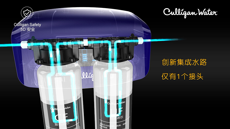 康麗根 UF家用凈水器三維動(dòng)畫(huà)