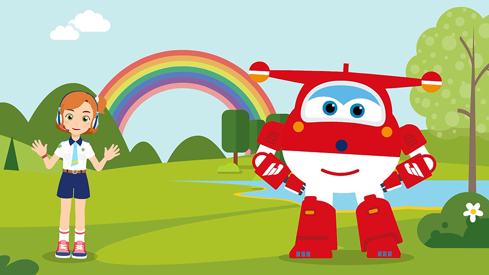 超級飛俠 學(xué)英語認識顏色