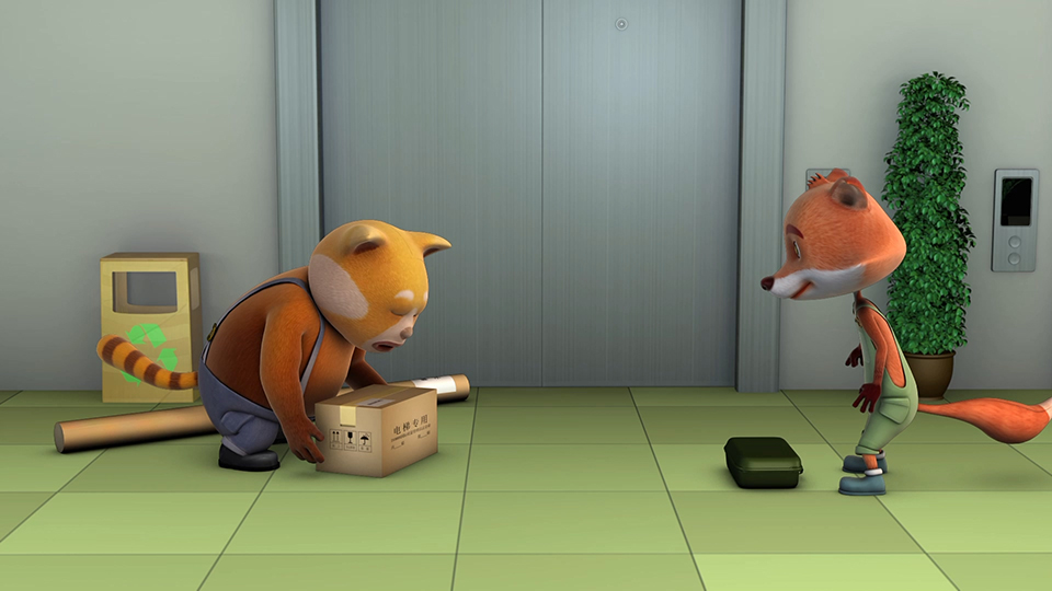 森尼電梯 三維角色動(dòng)畫