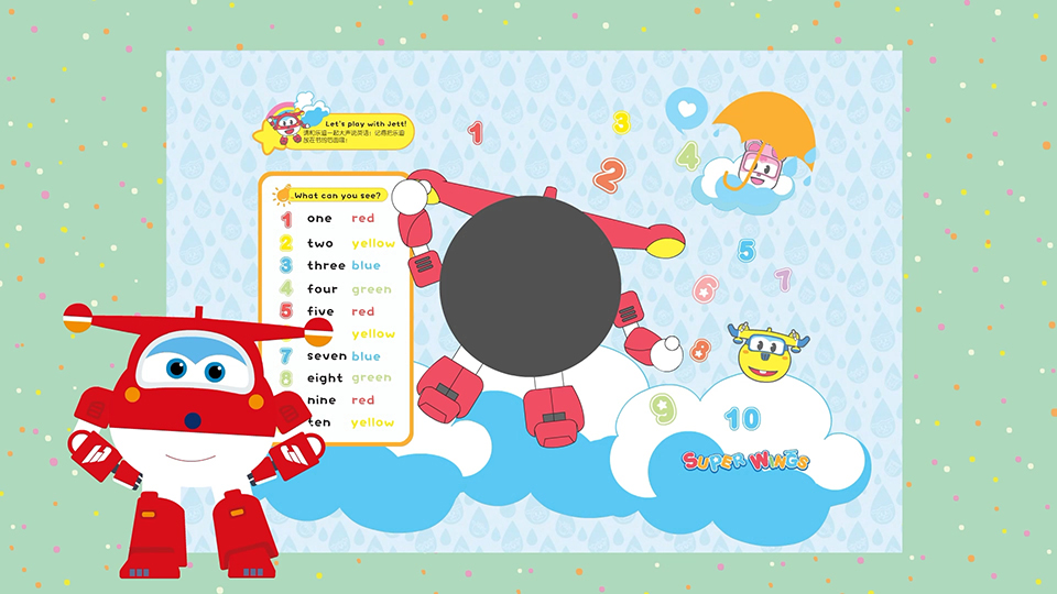 超級飛俠 學(xué)英語what can you see？