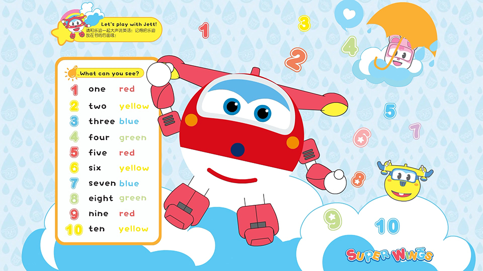 超級飛俠 學(xué)英語what can you see？