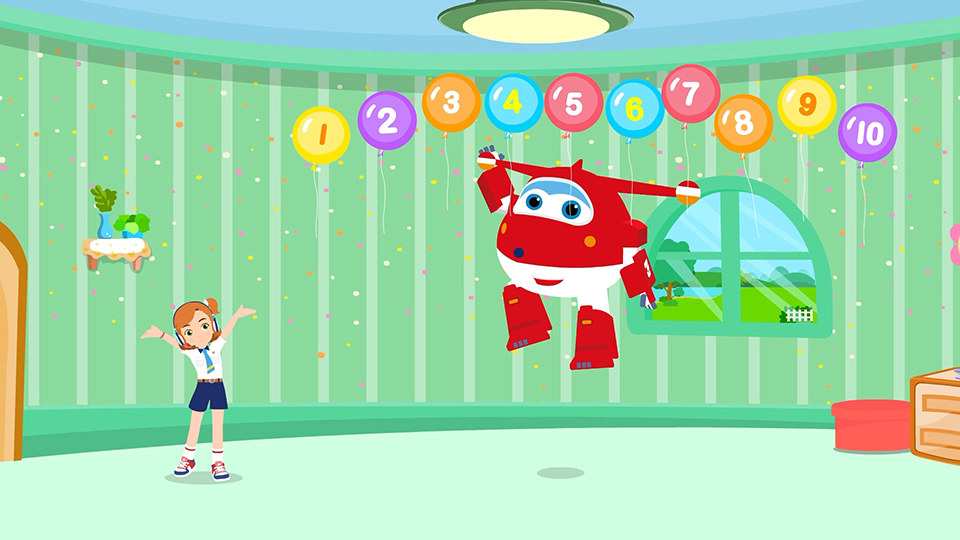 超級(jí)飛俠 學(xué)英語學(xué)習(xí)數(shù)字