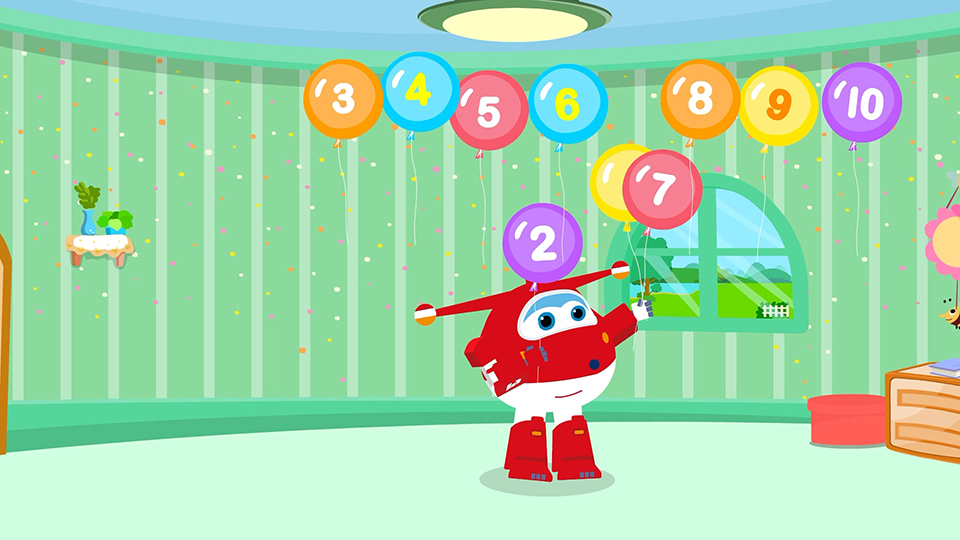 超級(jí)飛俠 學(xué)英語學(xué)習(xí)數(shù)字