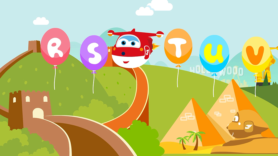 超級(jí)飛俠 學(xué)英語字母歌