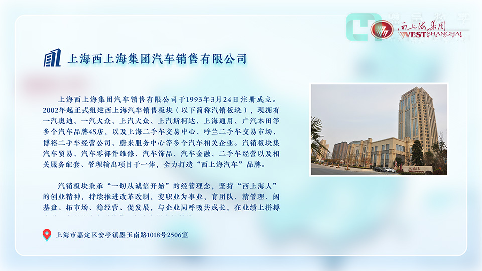 企業(yè)互動查詢屏雙屏聯(lián)動飛屏互動_西上海集團